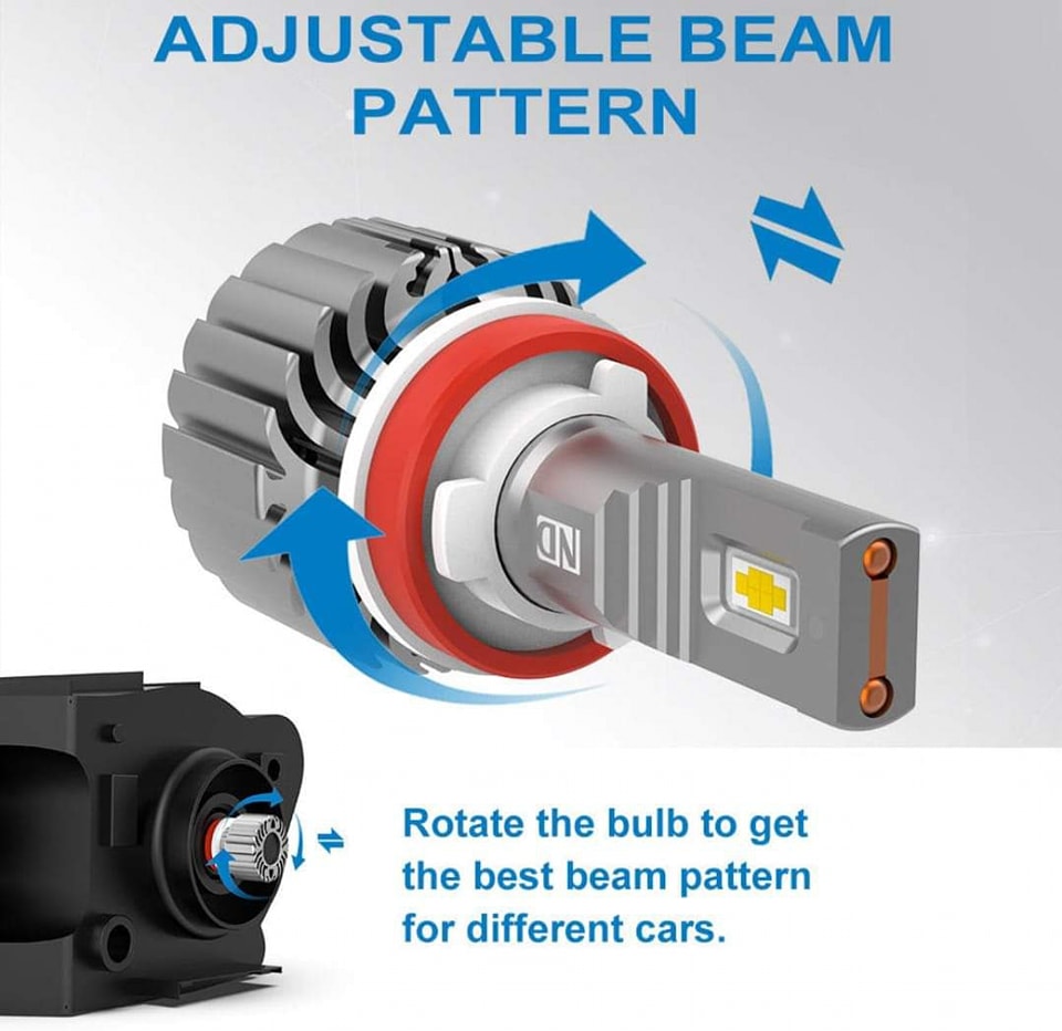 NAOEVO NR 110 W / 2 Bulb (مقاس H7)