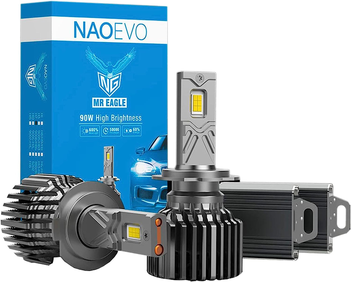 NAOEVO NG 180 W / 2 Bulb (مقاس H1)