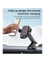 YESIDO C267 Auto-Clamping Car Phone Holder – 360° Rotation