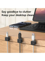 YESIDO C216 Mini Magnetic Cable Organizer Clips – 4 Pieces