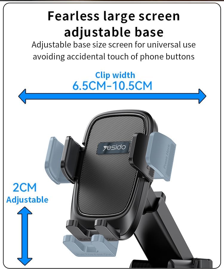 YESIDO C262 Adjustable Dashboard Car Phone Holder