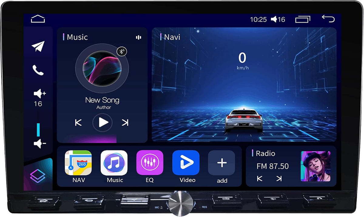 CASKA C360 Android Car Multimedia Screen with Control Buttons
