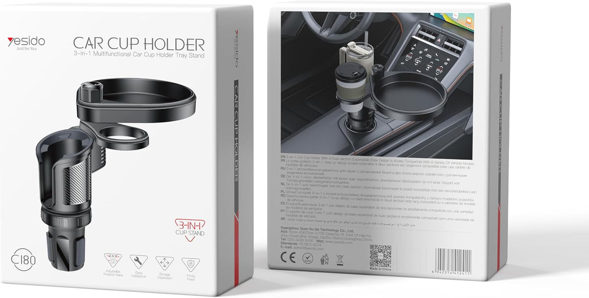 YESIDO Multi-Function Adjustable Car Organizer