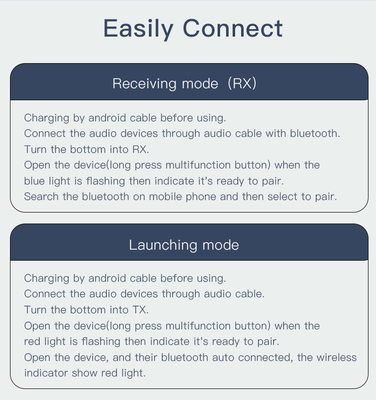 YESIDO Aux Bluetooth Car