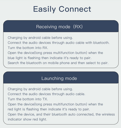 YESIDO Aux Bluetooth Car