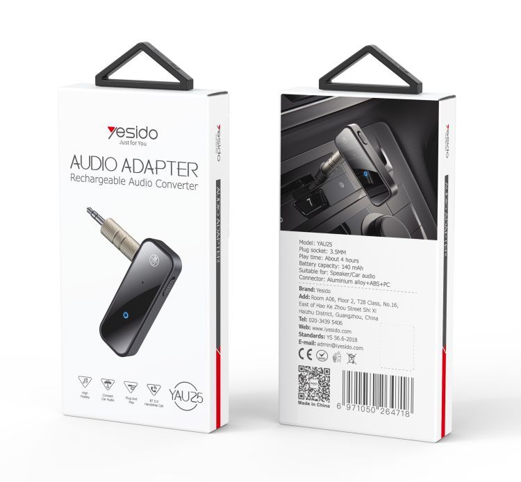 YESIDO Aux Bluetooth Car