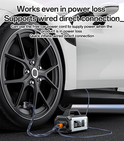 yesido 5 in 1 Car Jump Starter 150PSI Tire Inflator Pump 10000mAh Power Bank